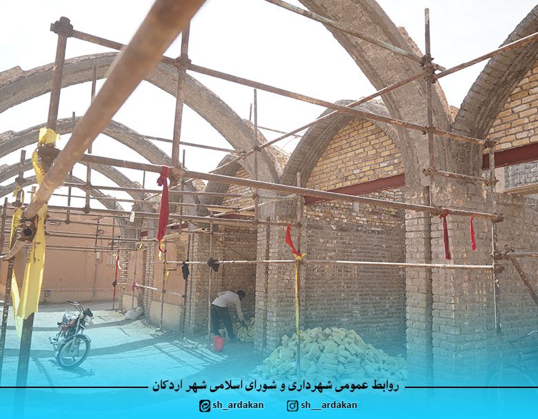 🔹پیشرفت 40 درصدی بازارچه سنتی میرصالح